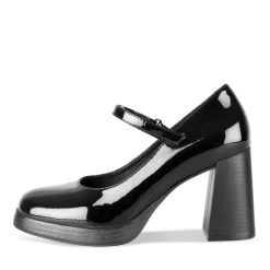 Escarpins NOIR Femme Motif Uni A Enfiler