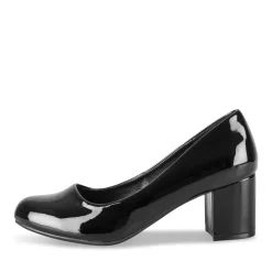 Escarpins NOIR Femme Motif Vernis A Enfiler
