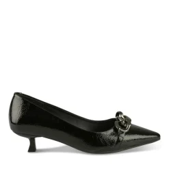 Escarpins NOIR Femme Motif Chaîne A Enfiler