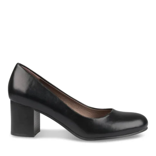 Escarpins NOIR Femme Motif Uni A Enfiler