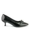 Escarpins NOIR Femme Motif Chaîne A Enfiler