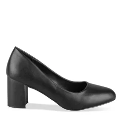Escarpins NOIR Femme Motif Uni A Enfiler