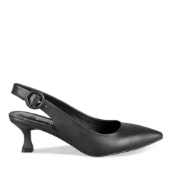 Escarpins NOIR Femme Motif Uni A Enfiler
