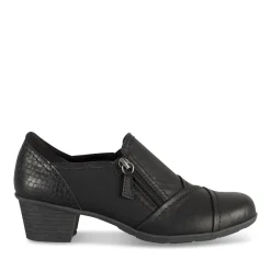 Escarpins NOIR Femme Motif Uni Fermeture éclair