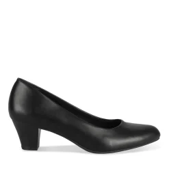 Escarpins NOIR Femme Motif Uni A Enfiler