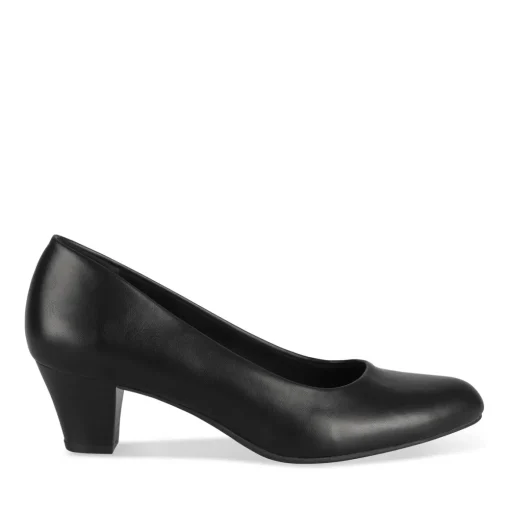 Escarpins NOIR Femme Motif Uni A Enfiler