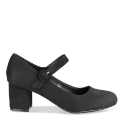 Escarpins NOIR Femme Motif Uni Boucle