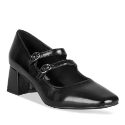 Escarpins NOIR Femme Motif Uni Boucle