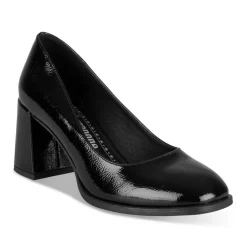 Escarpins NOIR Femme Motif Uni A Enfiler