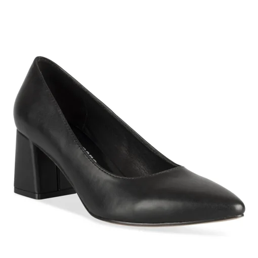 Escarpins NOIR Femme Motif Uni A Enfiler