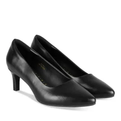 Escarpins NOIR Femme Motif Uni A Enfiler