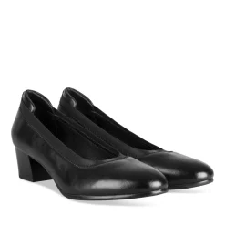 Escarpins NOIR Femme Motif Uni A Enfiler