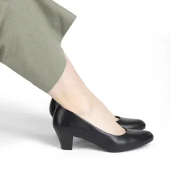 Escarpins NOIR Femme Motif Uni A Enfiler