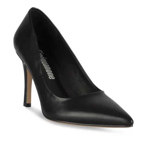Escarpins NOIR Femme Motif Uni A Enfiler