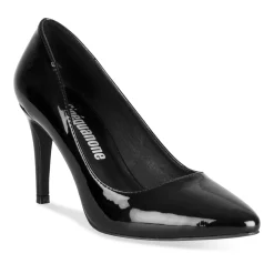Escarpins NOIR Femme Motif Vernis A Enfiler