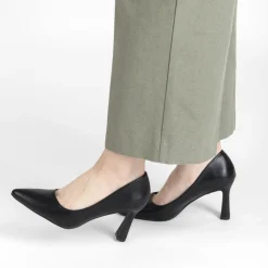 Escarpins NOIR Femme Motif Uni A Enfiler