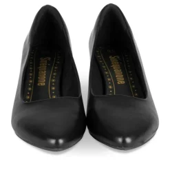 Escarpins NOIR Femme Motif Uni A Enfiler