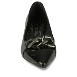 Escarpins NOIR Femme Motif Chaîne A Enfiler