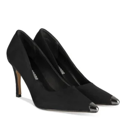 Escarpins NOIR Femme Motif Uni A Enfiler