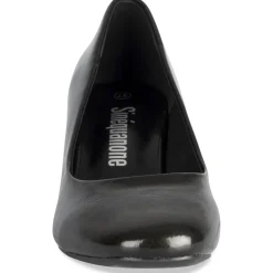 Escarpins NOIR Femme Motif Vernis Lacets