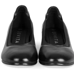 Escarpins NOIR Femme Motif Uni A Enfiler
