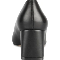 Escarpins NOIR Femme Motif Uni A Enfiler
