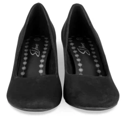 Escarpins NOIR Femme Motif Uni A Enfiler