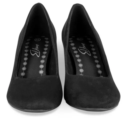 Escarpins NOIR Femme Motif Uni A Enfiler
