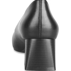 Escarpins NOIR Femme Motif Uni A Enfiler