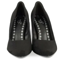 Escarpins NOIR Femme Motif Uni A Enfiler