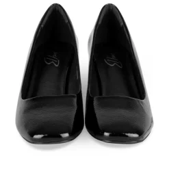 Escarpins NOIR Femme Motif Uni A Enfiler