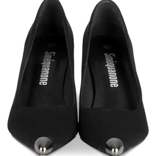 Escarpins NOIR Femme Motif Uni A Enfiler