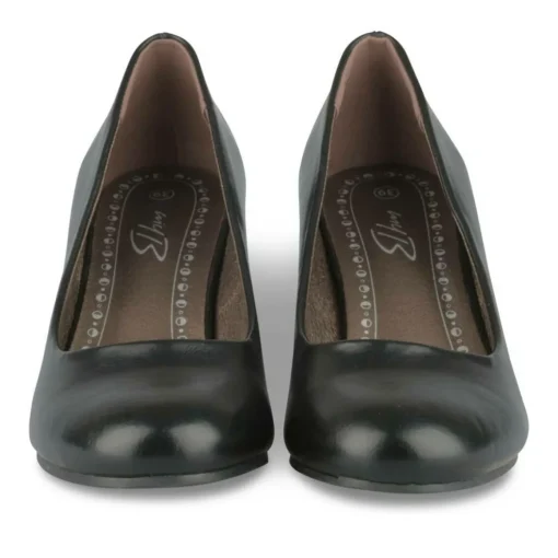 Escarpins NOIR Femme Motif Uni A Enfiler