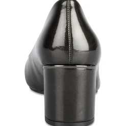 Escarpins NOIR Femme Motif Vernis Lacets