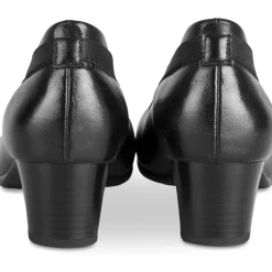 Escarpins NOIR Femme Motif Uni A Enfiler