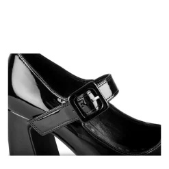 Escarpins NOIR Femme Motif Uni Boucle