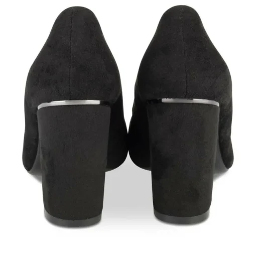 Escarpins NOIR Femme Motif Uni A Enfiler