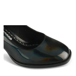 Escarpins NOIR Femme Motif Iridescent Boucle