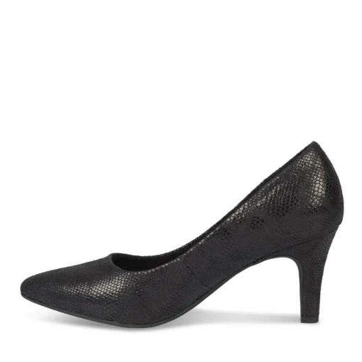 Escarpins NOIR Femme Motif Uni A Enfiler