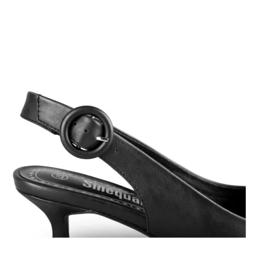 Escarpins NOIR Femme Motif Uni A Enfiler