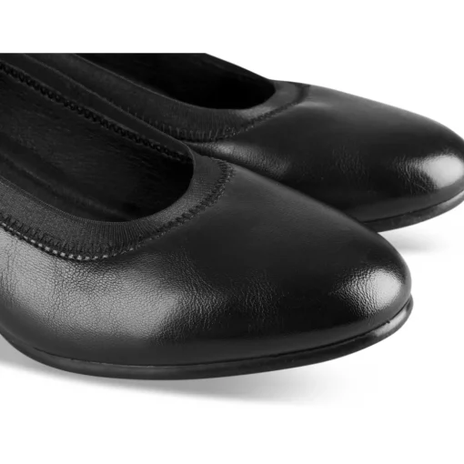 Escarpins NOIR Femme Motif Uni A Enfiler