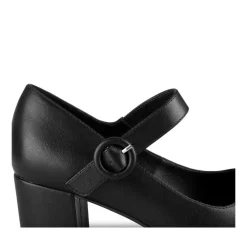 Escarpins NOIR Femme Motif Uni Boucle