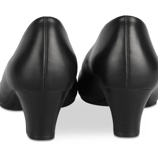 Escarpins NOIR Femme Motif Uni A Enfiler