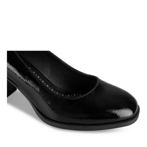 Escarpins NOIR Femme Motif Uni A Enfiler