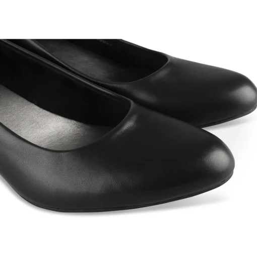 Escarpins NOIR Femme Motif Uni A Enfiler