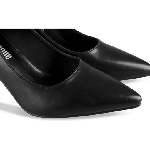 Escarpins NOIR Femme Motif Uni A Enfiler