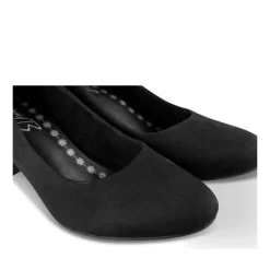 Escarpins NOIR Femme Motif Uni A Enfiler