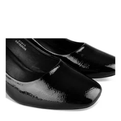 Escarpins NOIR Femme Motif Uni A Enfiler