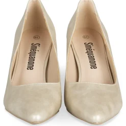 Escarpins OR Femme Motif Uni A Enfiler