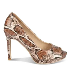Escarpins Plateforme MARRON Femme